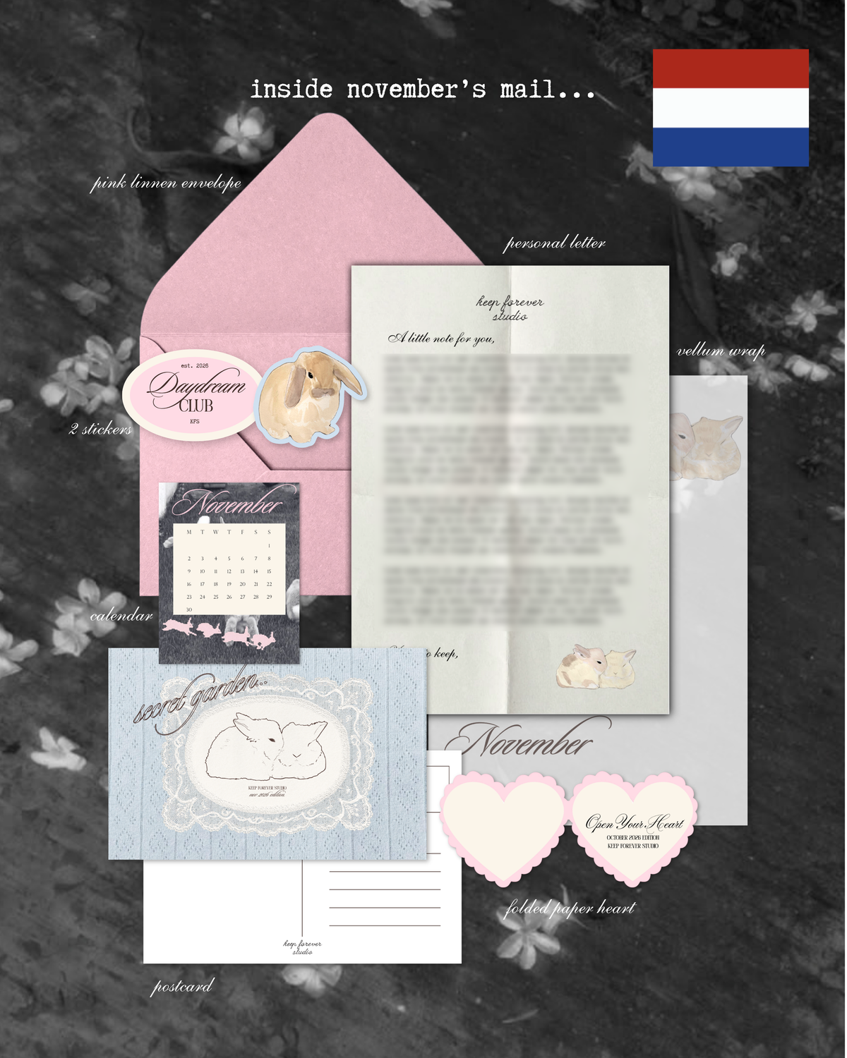keep forever mail club subscription - netherlands