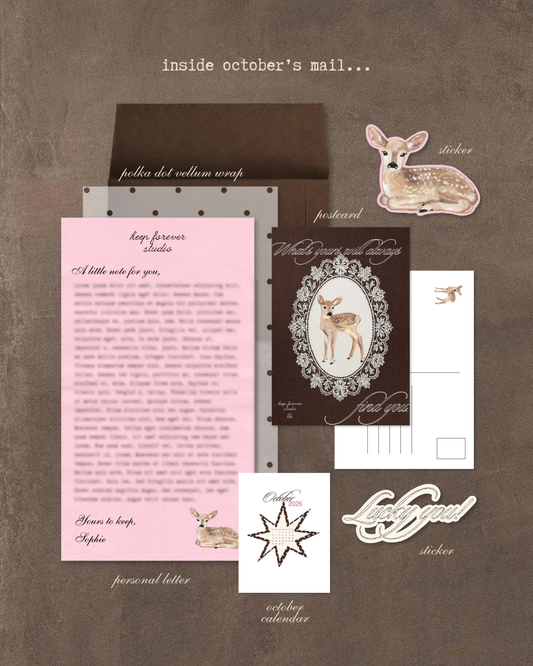 keep forever mail club subscription - international